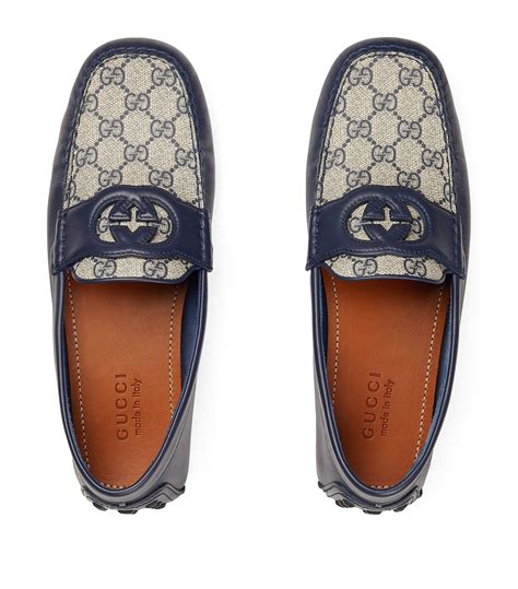 gucci loafers panther|Gucci leather loafers men.